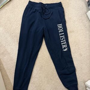Hollister Blue Joggers with Drawstring Waist